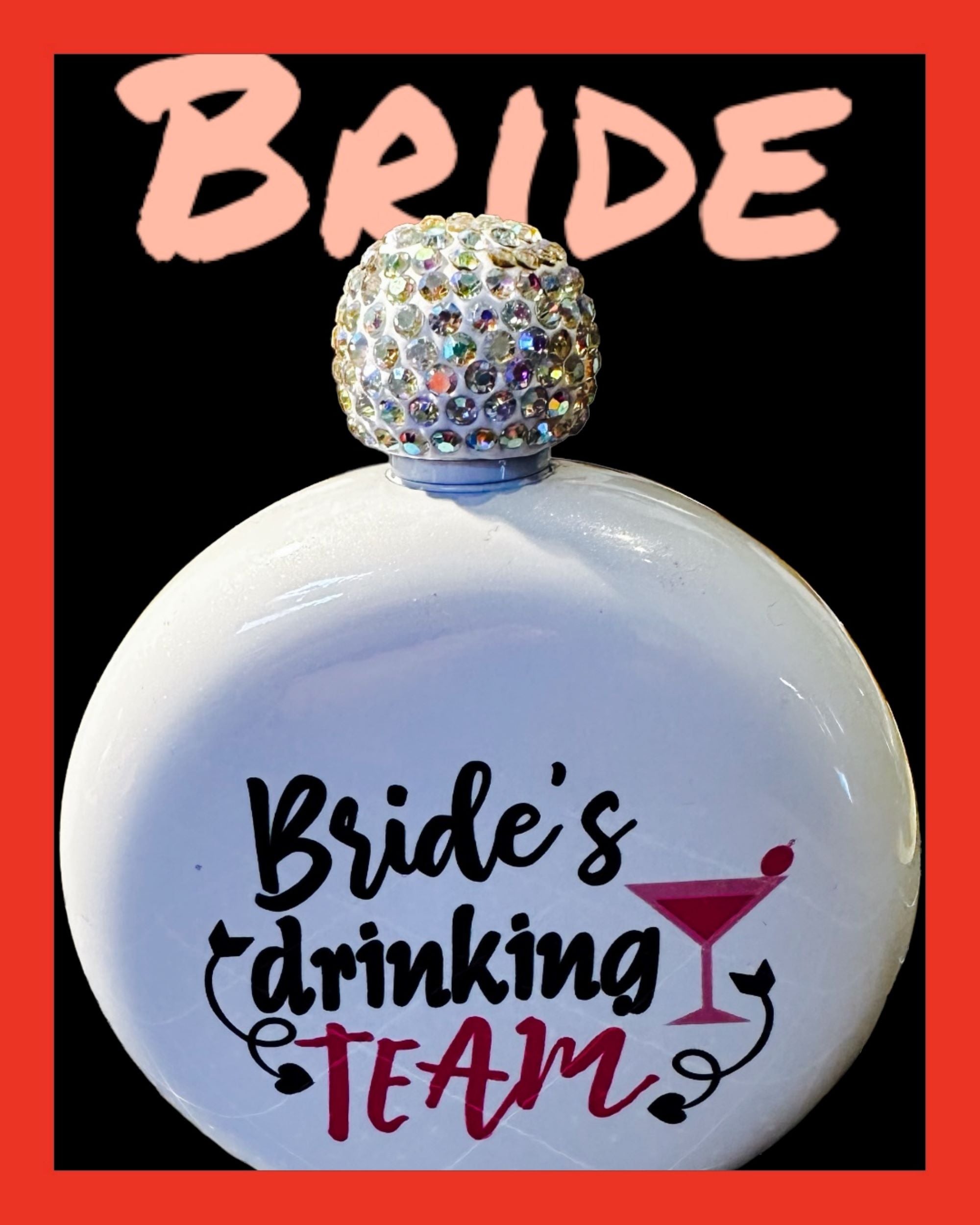 Drinks flask - hers - wedding day