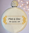 Drinks flask - hers - wedding day