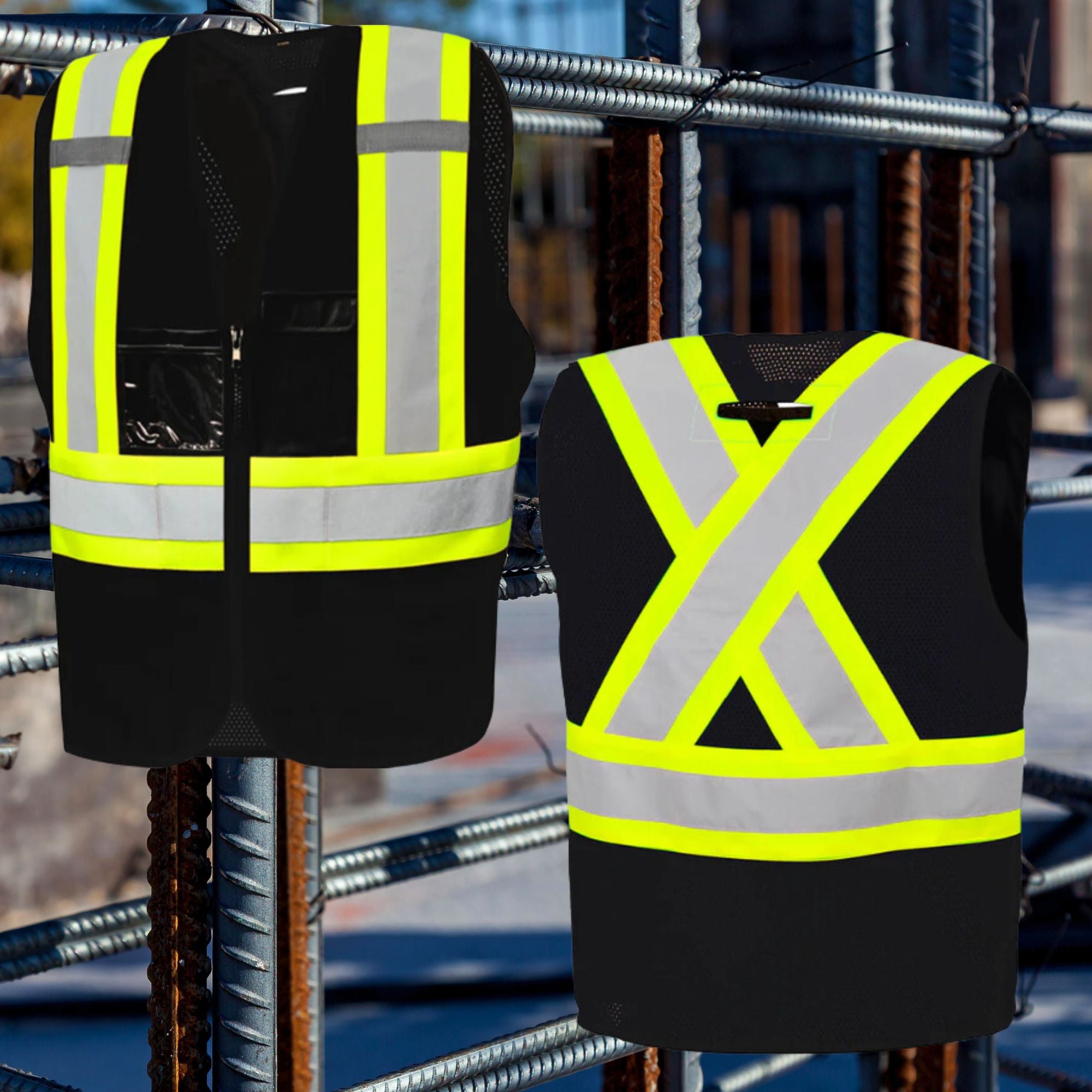 Hi-Visibility Mesh Vests - Customized