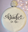 Drinks flask - hers - wedding day