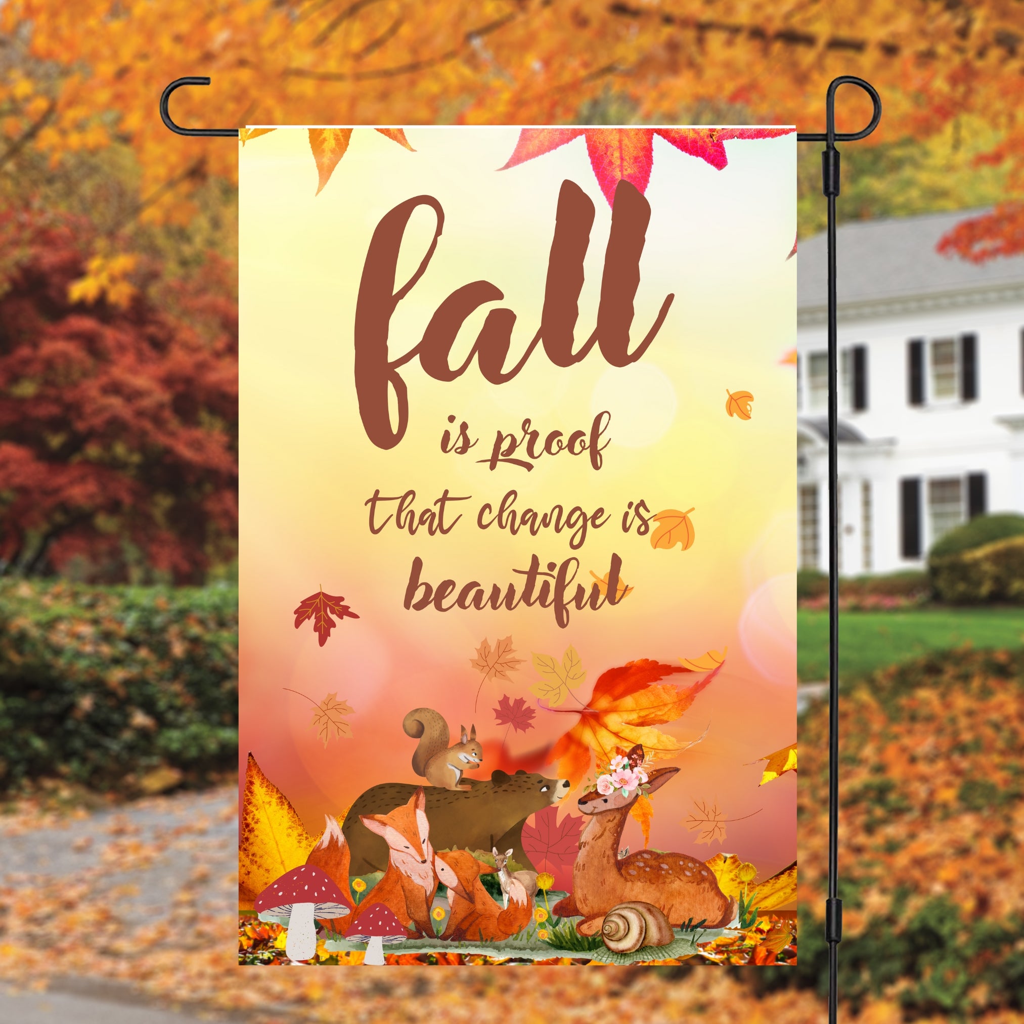 Garden Flag - Fall celebration