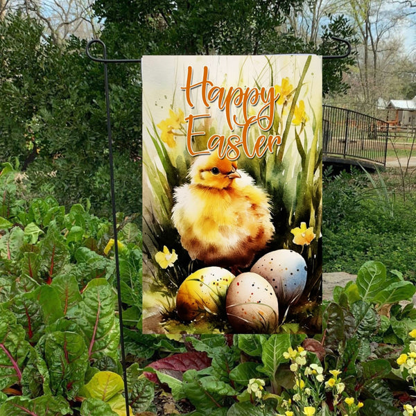 Garden Flag - Celebrating arrival of Spring & the Easter season