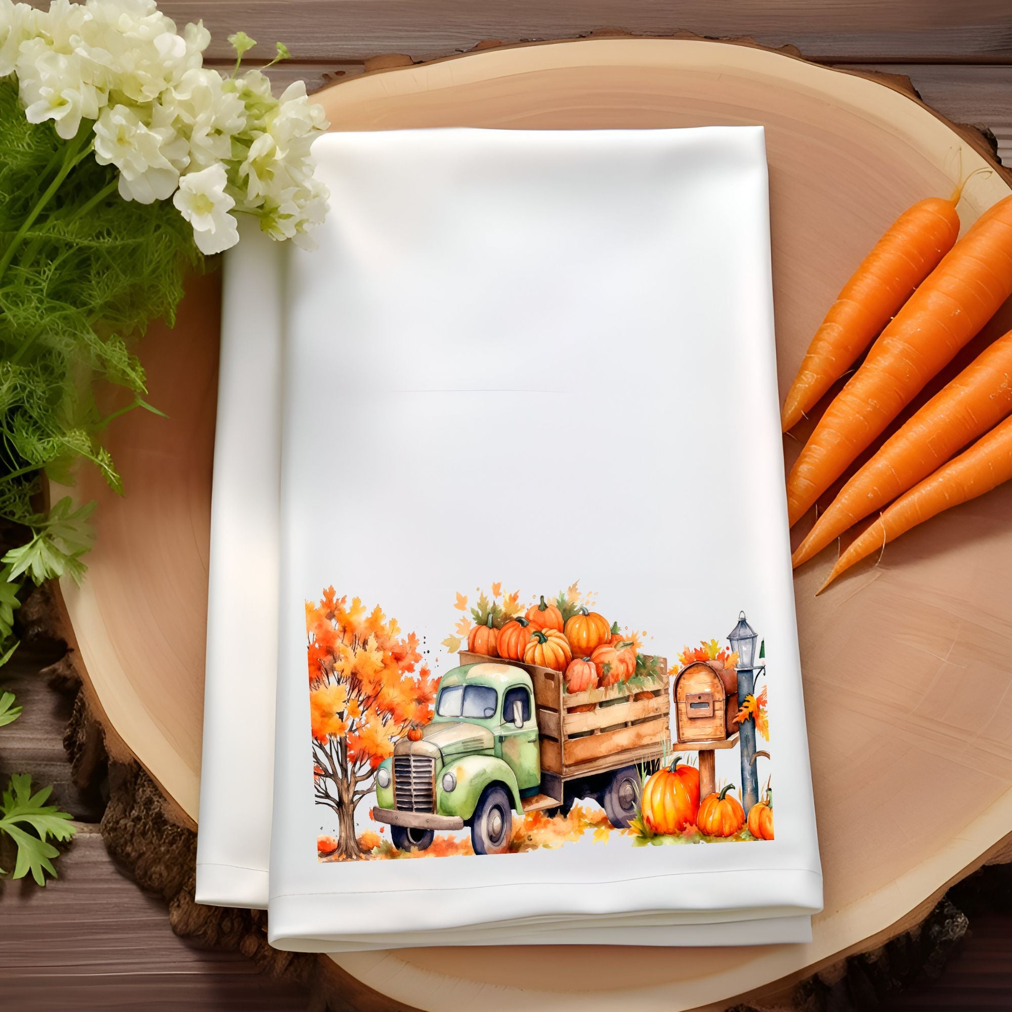 Tea-Towel - Fall & Halloween fun